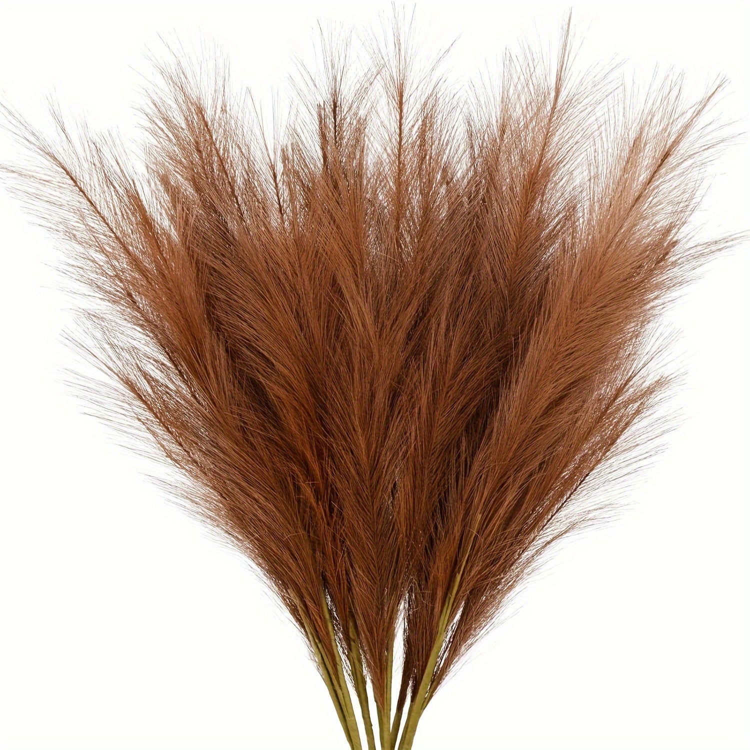 18pcs Artificial Plant Pampas Grass, 21.6in/55cm Faux Plant Vase Flower Arrangement, Fall Family Kitchen Bohemian Decoration Festival Wedding Party Decoration Atmosphere Props