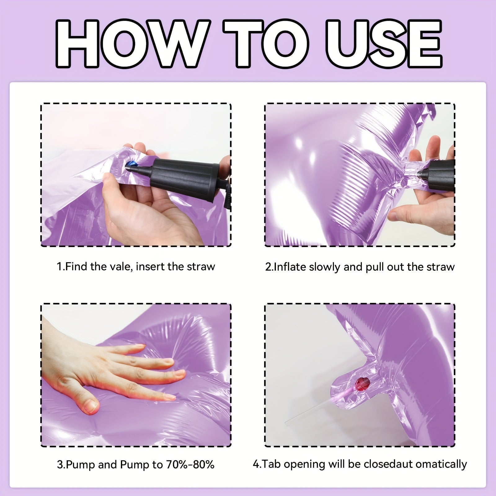 27 Pack, Pink And Purple Square Foil Balloon Wall, 19 Inch Double Sided Chrome Square Balloon Kit For Butterfly Theme Party, Party, Wedding And Princess Birthday Decoration.