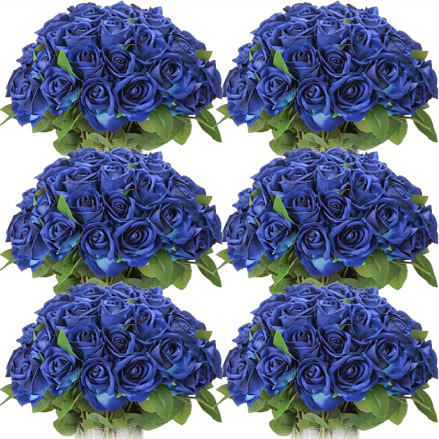 24pcs Artificial Rose Flower, Realistic Silk Roses With Stem Bouquet Of Flowers Plastic Flowers Real Looking Fake Roses For Home Wedding Centerpieces Party Decorations, Room Decor, Home Decor