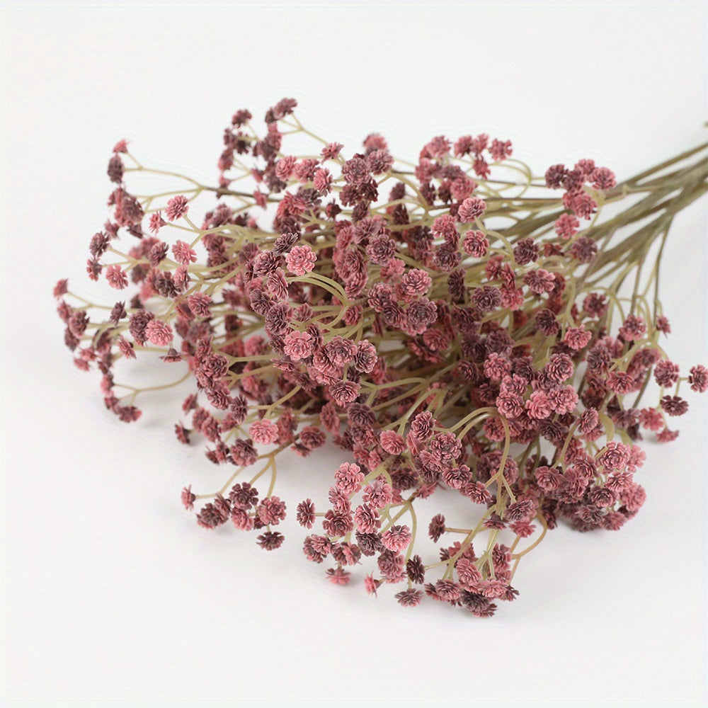 5pcs Real Touch Artificial Gypsophila Flowers - Perfect for Weddings, DIY Floral Arrangements, Home Decor and More!