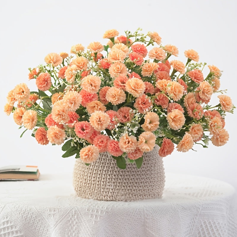 1pc 20 Heads Artificial Flowers, Fake Hydrangeas, Wedding Routes fabric Flowers for Home Furnishings Hotel Decorations Valentine's Day Gifts Mother's Day Gifts Birthday Gifts