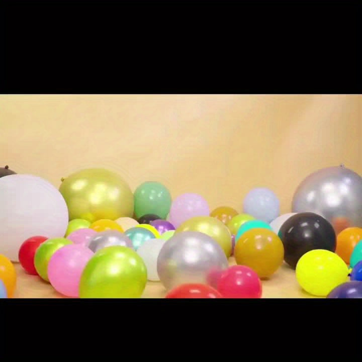 50pcs Elegant White & Silvery Balloons - 12 Inch Matte Metallic Latex, Perfect for Birthday, Shower, Bridal, Wedding, Anniversary, And Prom Decorations, Birthday Photo Prop, Party Scene Enhancer, Birthday Party Decor | Elegan