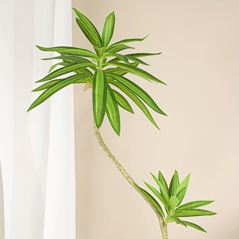 1pc Artificial Green Plants with Stems for Indoor and Outdoor Decor and Photography