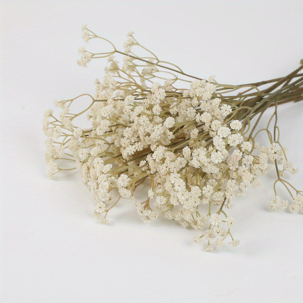 5pcs Real Touch Artificial Gypsophila Flowers - Perfect for Weddings, DIY Floral Arrangements, Home Decor and More!