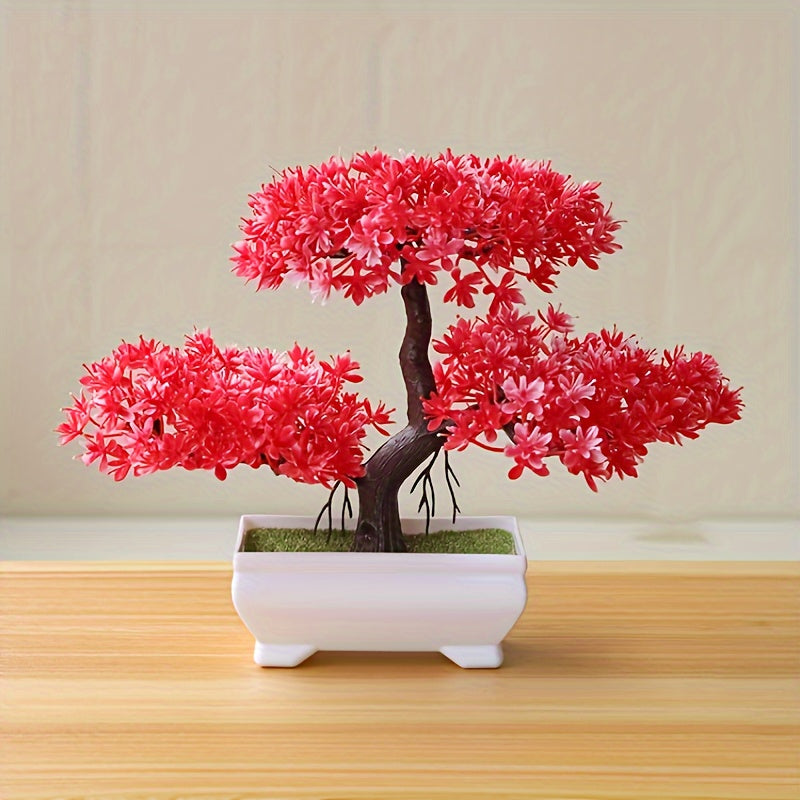 1pc Mini Cloud Pine Artificial Bonsai - Perfect for Home & Office Decor, Ideal Housewarming Gift