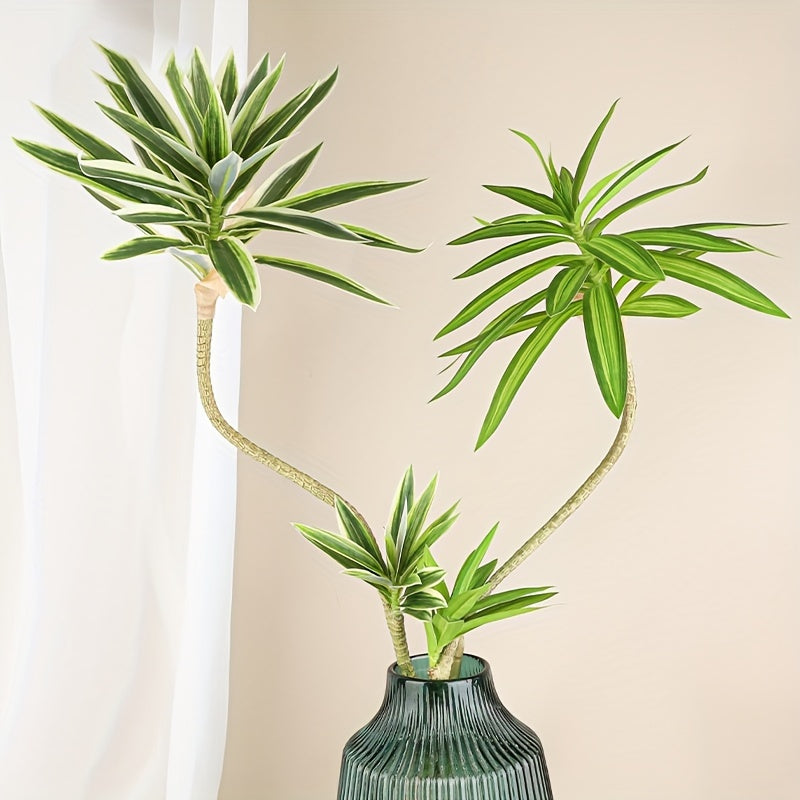 1pc Artificial Green Plants with Stems for Indoor and Outdoor Decor and Photography