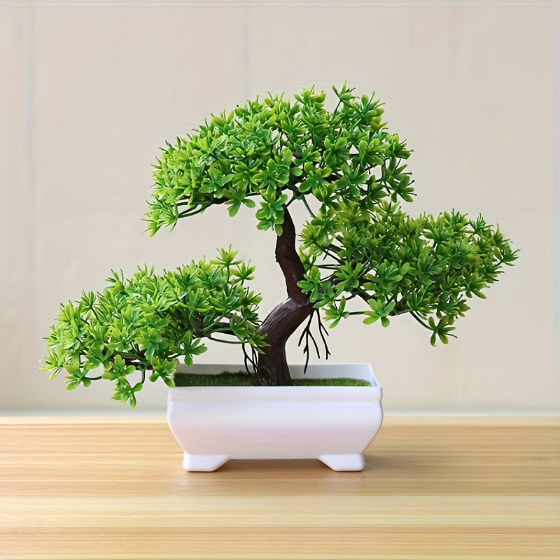1pc Mini Cloud Pine Artificial Bonsai - Perfect for Home & Office Decor, Ideal Housewarming Gift