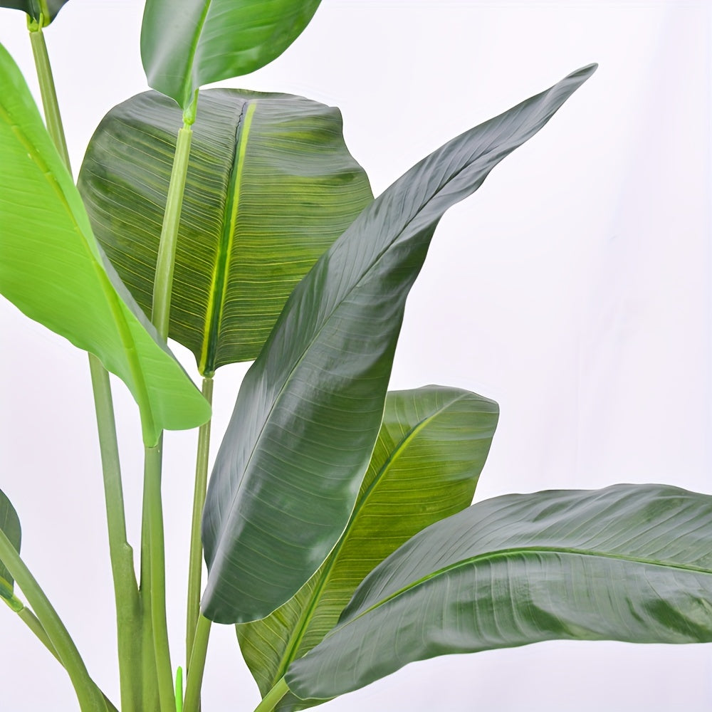 [Bird Of Paradise Artificial Plant] Artificial Bird Of Paradise Plant - Faux Palm Tree for Home Decor Indoor Outdoor Office