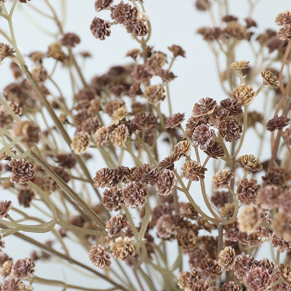 5pcs Real Touch Artificial Gypsophila Flowers - Perfect for Weddings, DIY Floral Arrangements, Home Decor and More!