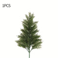 1/2pcs, 17-Inch Artificial Pine Christmas Tree, Realistic Simulation Tree for Indoor/Outdoor Decor, Wedding & Party Supplies