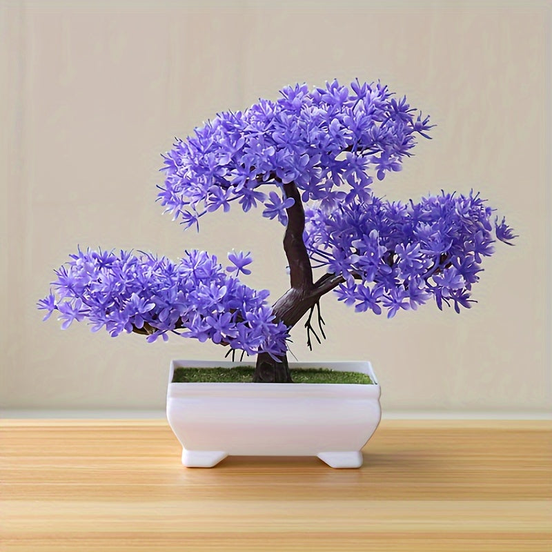 1pc Mini Cloud Pine Artificial Bonsai - Perfect for Home & Office Decor, Ideal Housewarming Gift