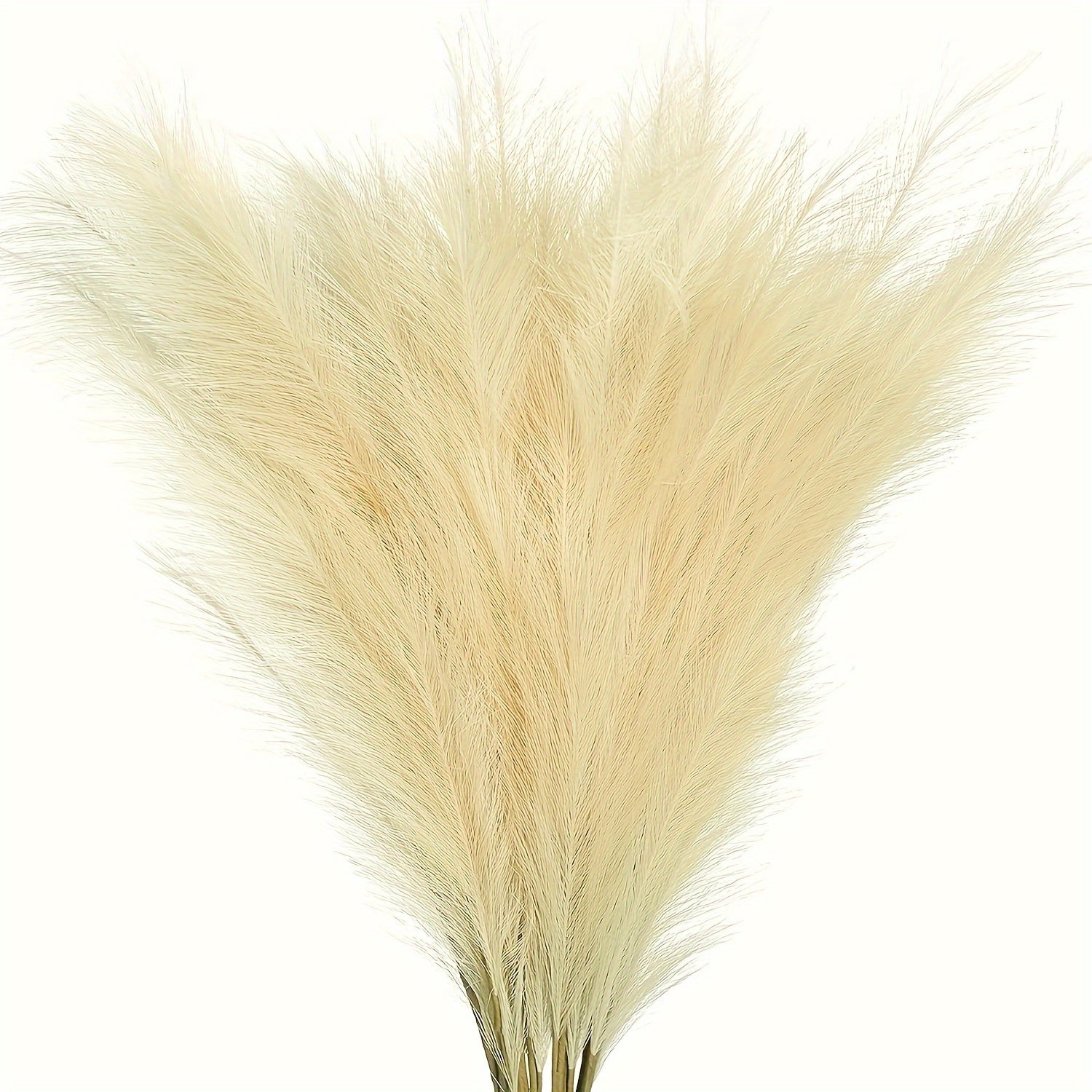 18pcs Artificial Plant Pampas Grass, 21.6in/55cm Faux Plant Vase Flower Arrangement, Fall Family Kitchen Bohemian Decoration Festival Wedding Party Decoration Atmosphere Props