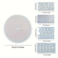 DIY Clock Silicone Mold Set, Resin Casting Dial Decoration, Pendant, Home Decor, Wall Decoration, Epoxy Resin Process