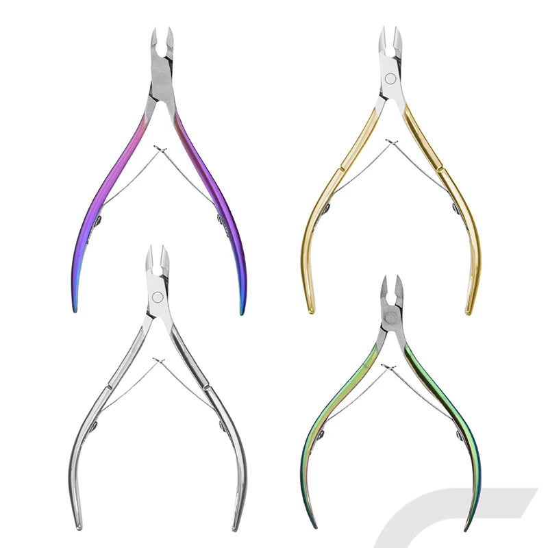 Professional Stainless Steel Straight Beauty Nail Cuticle Trimmer Nippers Cutter Clippers Remover Durable Durable Scissors
