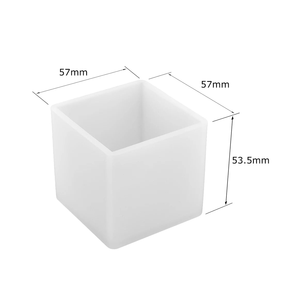 Cuboid Cube Resin Mold Crystal Epoxy Resin Silicone Mold DIY Jewelry Pendant Candle Mold Square Rectangular Sphere Casting Craft