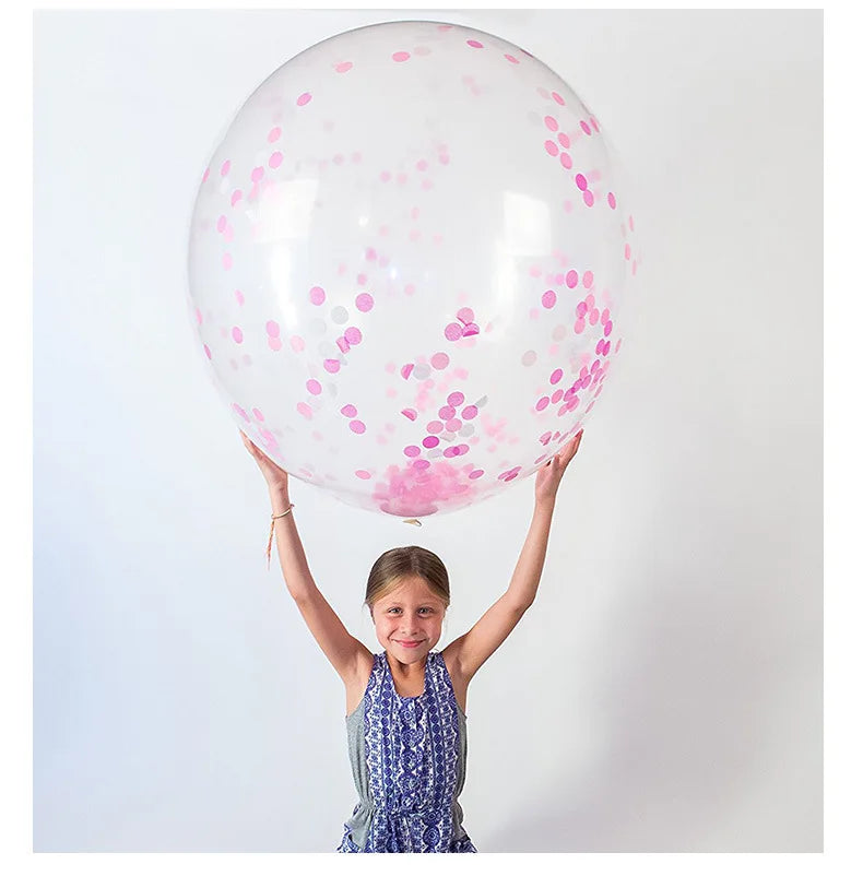 10Pcs 18 Inch Thick 10g Clear Latex Balloon Transparent Ballon Confetti Fills Balloons Wedding Decoration Birthday Party Ballon