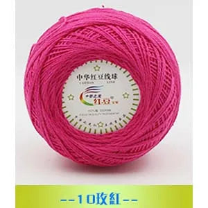 50g Worsted Middle Thin Lace Cotton Yarn Cotton Thread Crochet Thread for Hand Knitting Sewing Thread Width 1.5mm #5