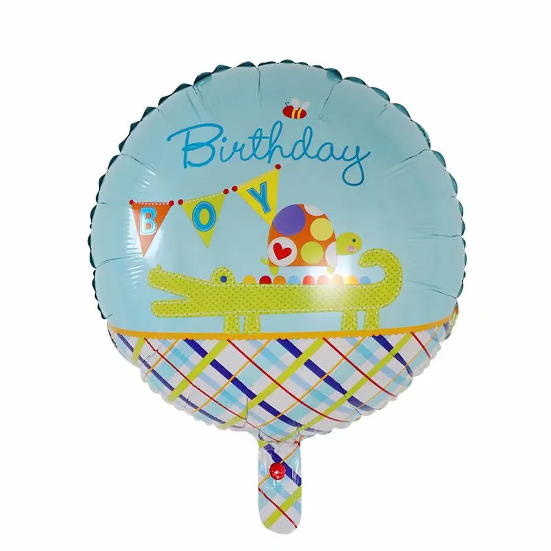 10pcs 18inch Happy Birthday Balloons Baby Shower Balloon Happy Birthday Party Decoration Foil Globos