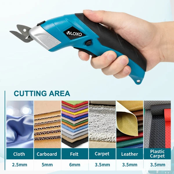 Multipurpose Cordless Tailor Sewing Paper Cutting Fabric Electric Scissors