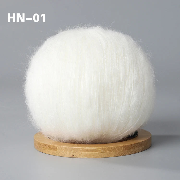 250g Crochet Mohair Yarn For Knitting Sweater Shawl Skin-Friendly Baby Wool Lace Thread ilos para tejer dedelgado Yarns 5pcs