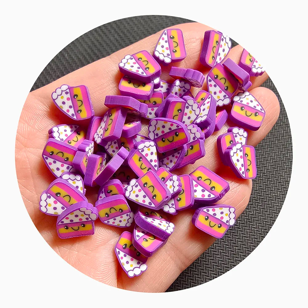 500g Cake Polymer Clay Sprinkle for Kids Diy,Soft Clay for Craft Clay/Nail Art/Scrapbook Decoration DIY Slime Shaker Fillings