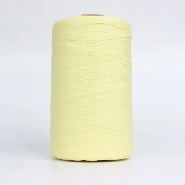 280-300 Meters Raffia Yarn For Hand Knitting Summer Raffia Straw Hats Bags Crochet Yarn Handmade Craft Knit Yarn Thread 24 Color