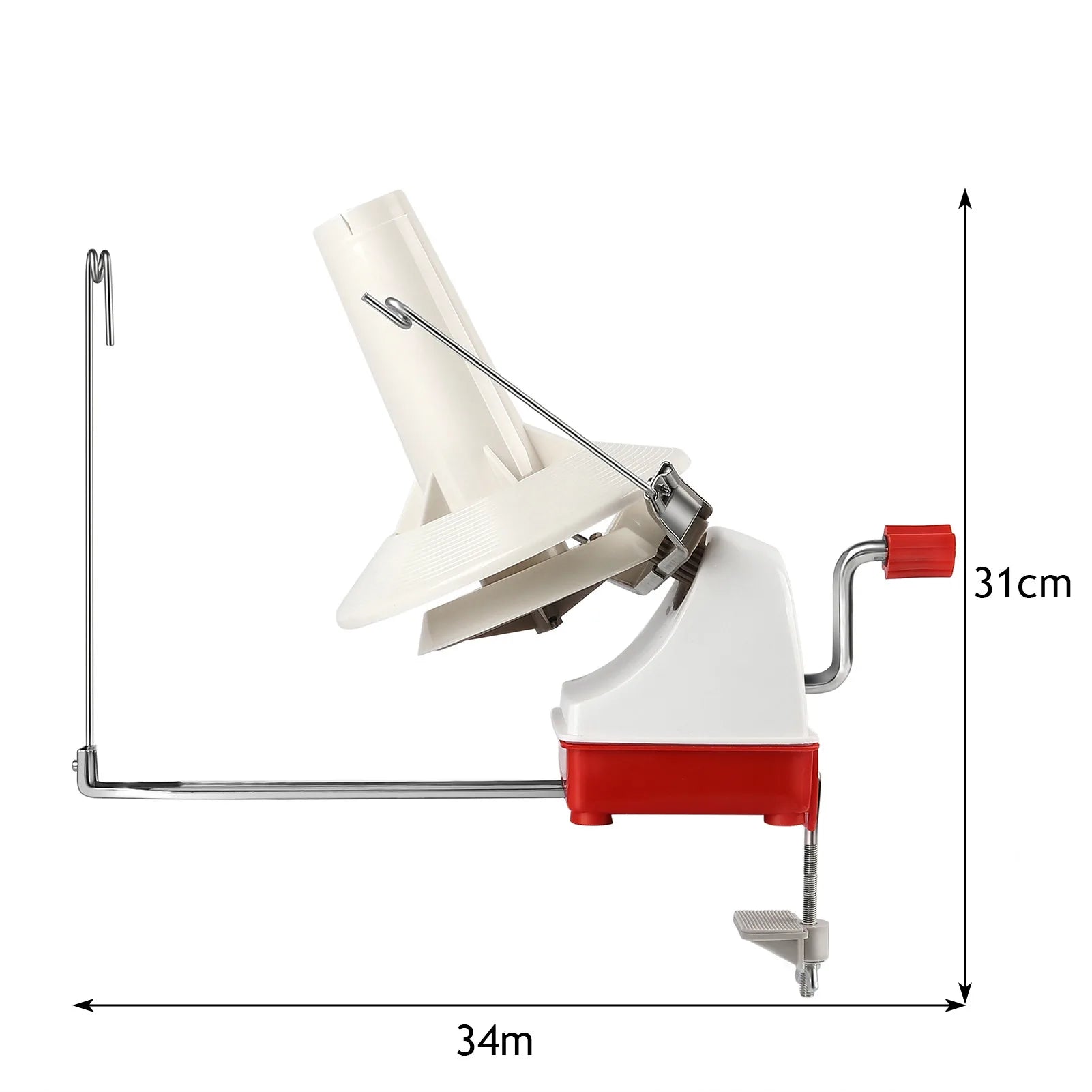 1 PCs Wooden Swift Yarn Winder String Wool Winder Holder Umbrella Hand-Operated Knitting Needle Yarn Craft Skein Winder Tools