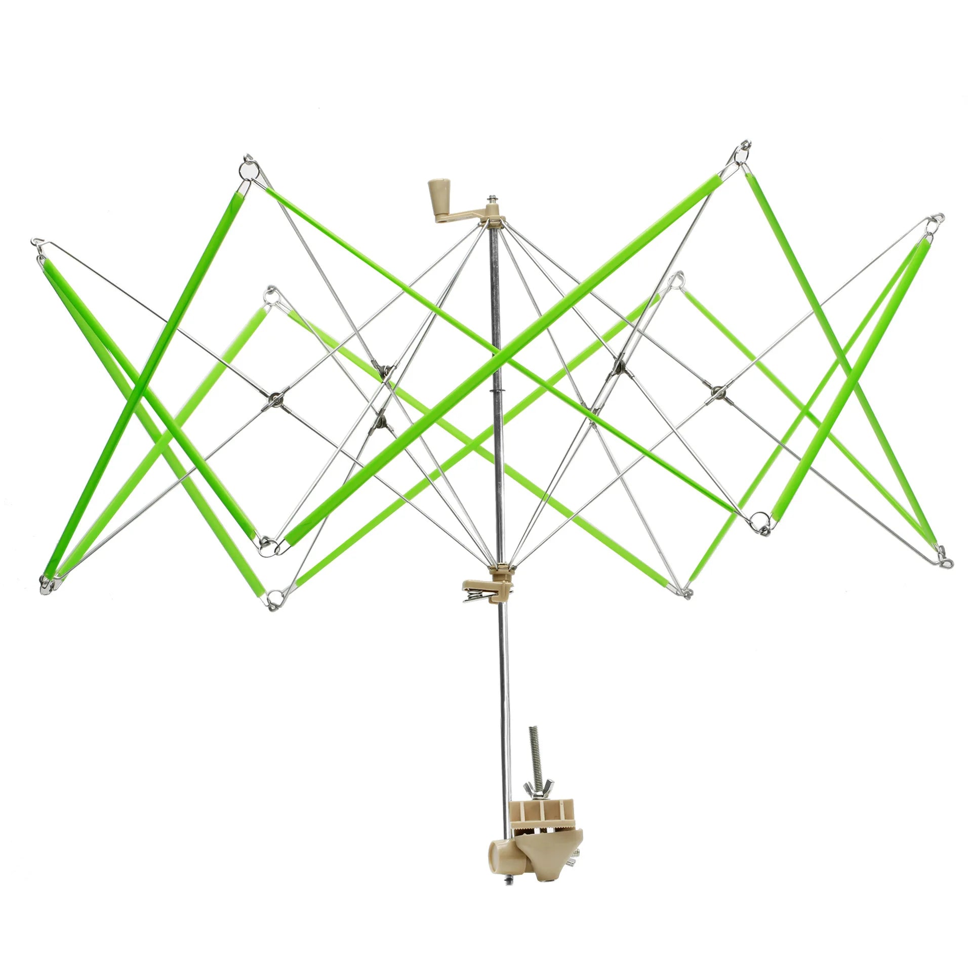 Hand-Operated Patchwork Thread Winder Knitting Umbrella Swift Wool Yarn String Winder Holder for Crochet And Stitch Craft