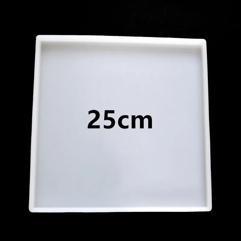 Super Big Square Coaster Silicone Resin Mold Large Fluid Mold Resin Coaster Making Epoxy Resin Crafts Coaster Mold
