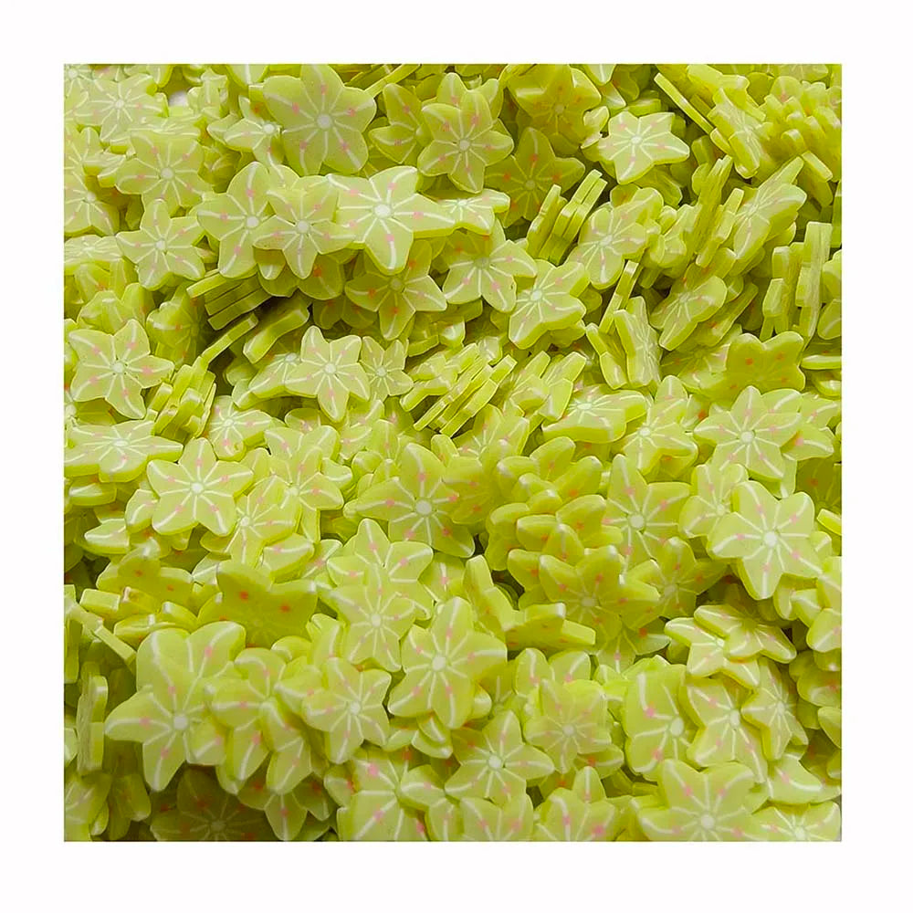 Simulation Polymer Clay Carambola Sprinkle Fruit Pieces for Scrapbook Phone Shell Ornament Nail Art Stickers