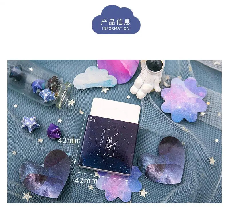 45pcs Per Pack Beautiful Star Mini Boxed Stickers Scrapbook Diary Sticker Notebook DIY Label Hot Sale Stationery