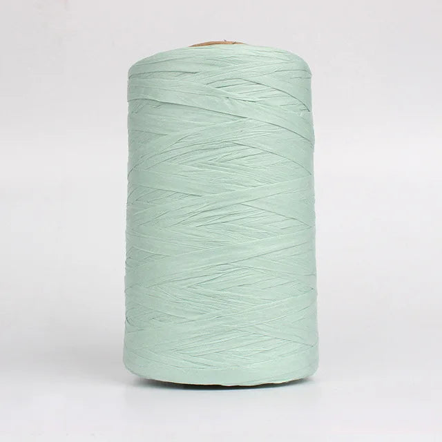 280-300 Meters Raffia Yarn For Hand Knitting Summer Raffia Straw Hats Bags Crochet Yarn Handmade Craft Knit Yarn Thread 24 Color