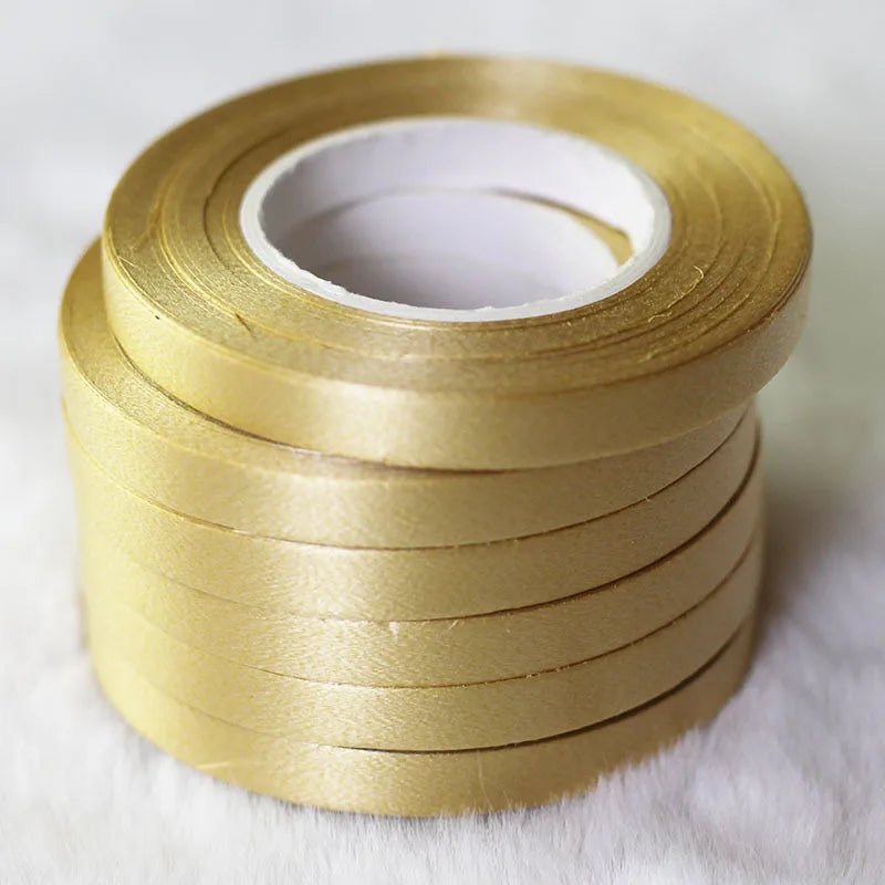 10m Balloons Ribbon Crafts DIY Bow Gold Silver Ribbons Balloons Accessories Baby Shower Wedding Christmas Birthday Party Decor