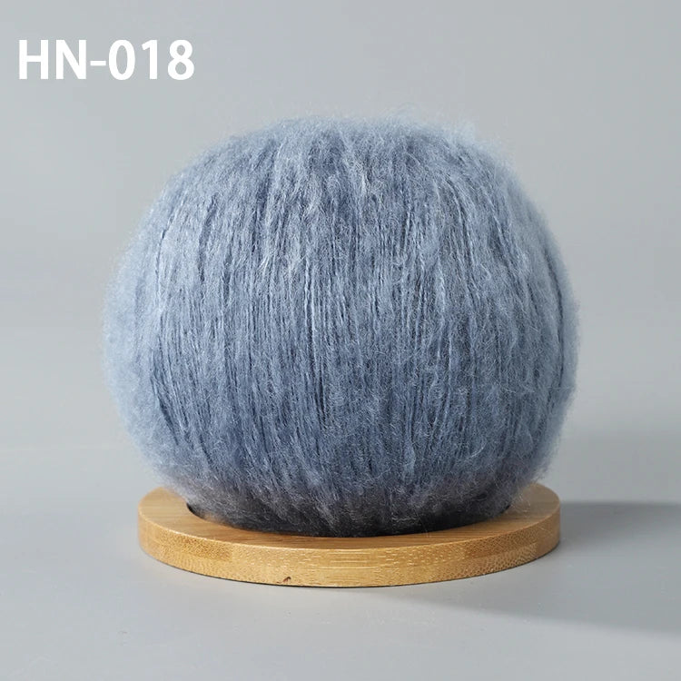 250g Crochet Mohair Yarn For Knitting Sweater Shawl Skin-Friendly Baby Wool Lace Thread ilos para tejer dedelgado Yarns 5pcs