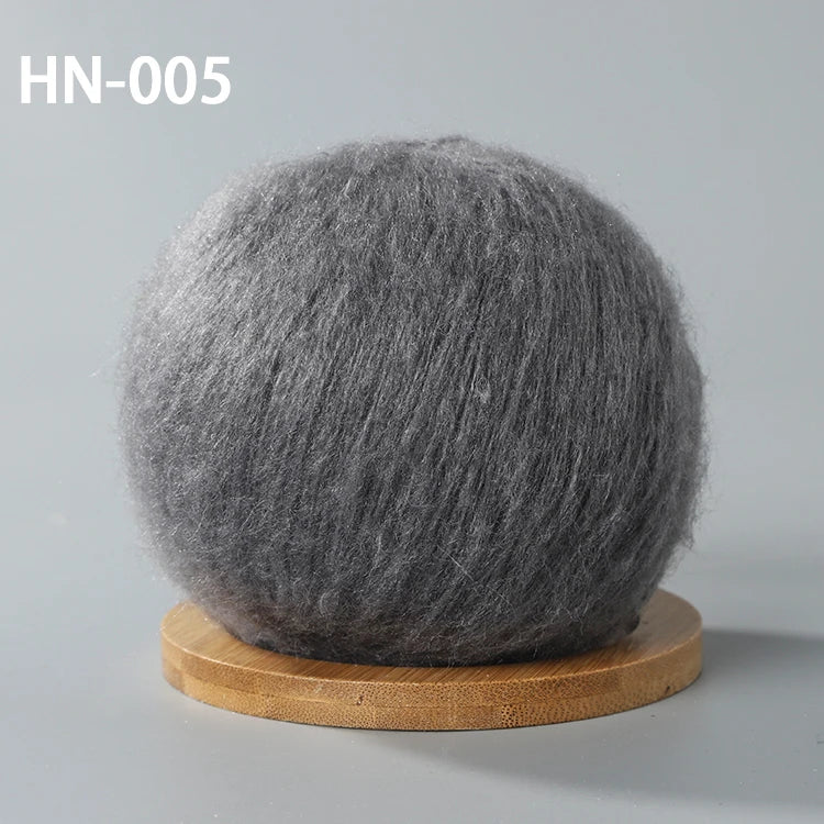 250g Crochet Mohair Yarn For Knitting Sweater Shawl Skin-Friendly Baby Wool Lace Thread ilos para tejer dedelgado Yarns 5pcs