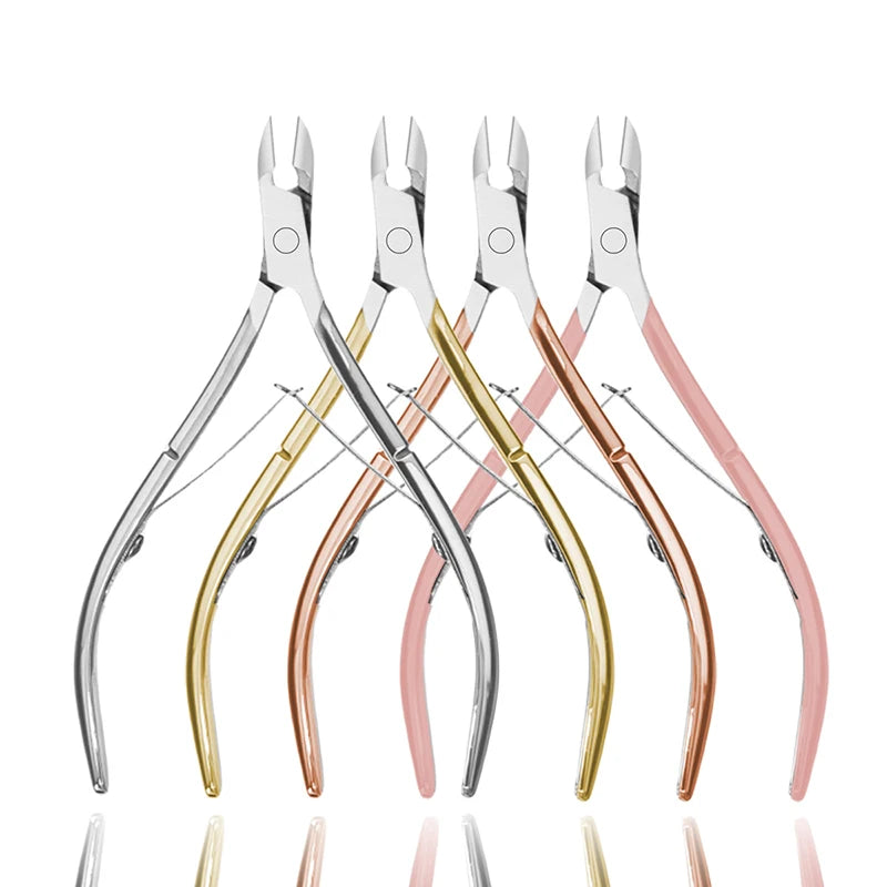 Professional Stainless Steel Straight Beauty Nail Cuticle Trimmer Nippers Cutter Clippers Remover Durable Durable Scissors