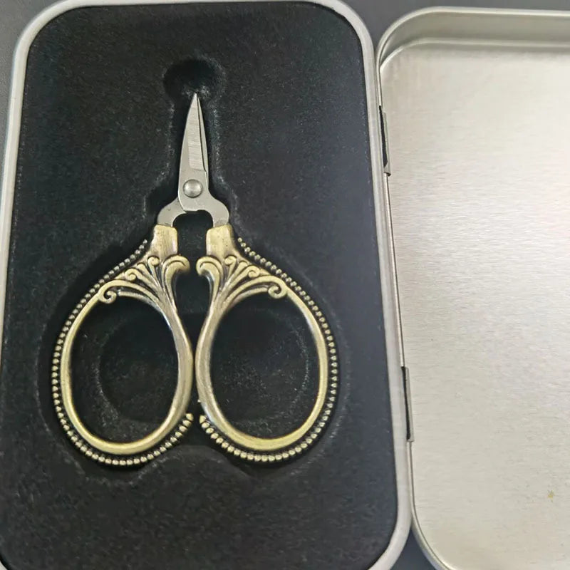 Mimi Portable Small Scissors Household Craft and Embroidered Thread Cutting Scissors Convenient Pocket Size