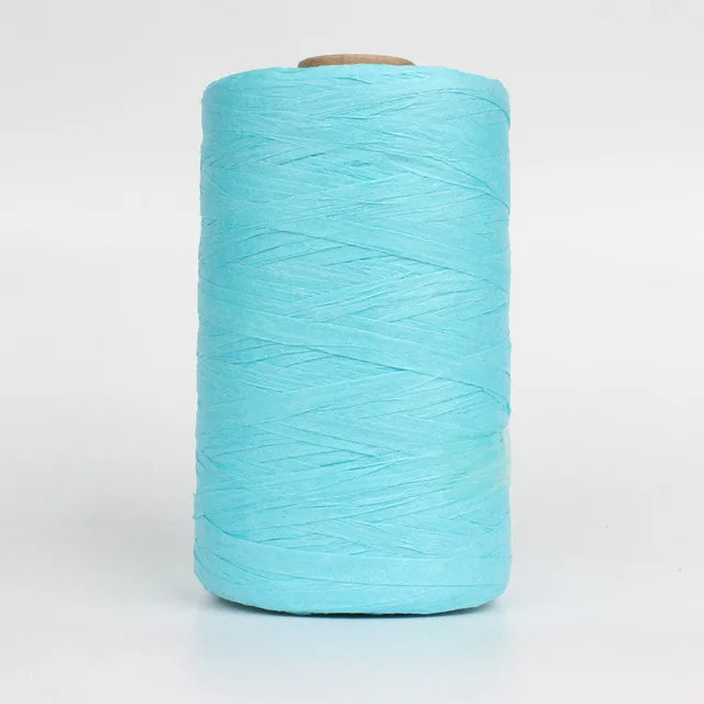 280-300 Meters Raffia Yarn For Hand Knitting Summer Raffia Straw Hats Bags Crochet Yarn Handmade Craft Knit Yarn Thread 24 Color