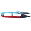 Juzhengsheng Industrial Grade Yarn Red Blue Black Blade Stainless Steel Metal Handle Sewing Tailor Snip Bandage Thread Scissors