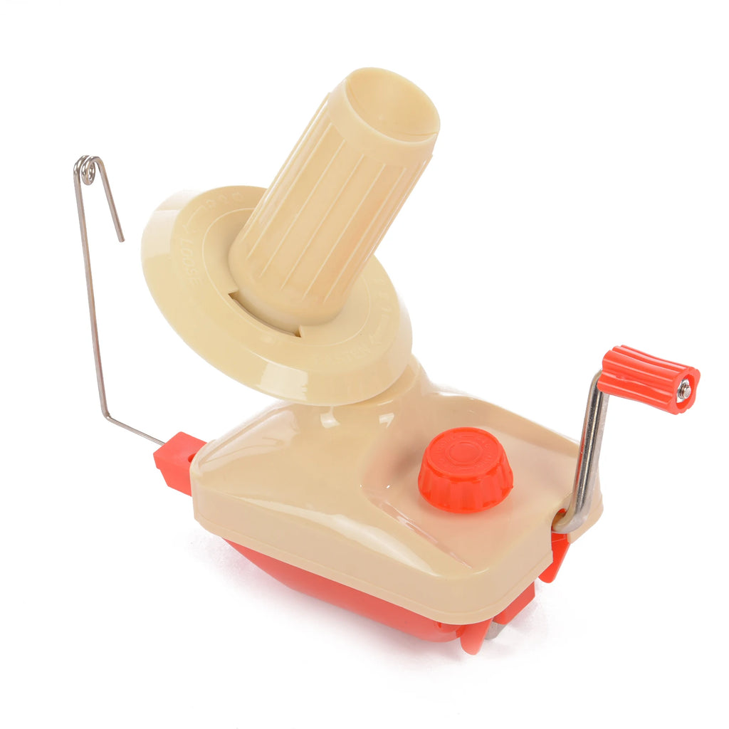 Swift Yarn Fiber String Ball Wool Winder, Holder for Household, Hand Operated Cable Needle Winding Machine Knitting Handheld Li