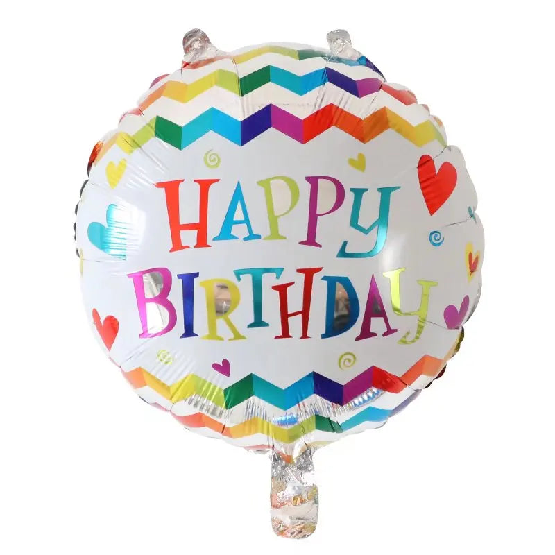 10pcs 18inch Happy Birthday Balloons Baby Shower Balloon Happy Birthday Party Decoration Foil Globos
