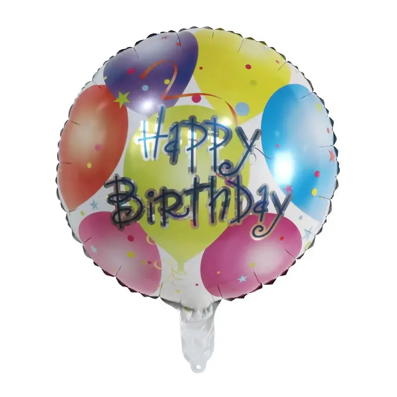 10pcs 18inch Happy Birthday Balloons Baby Shower Balloon Happy Birthday Party Decoration Foil Globos