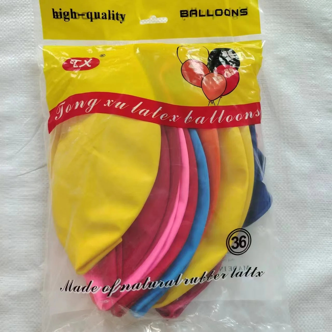 Factory Direct 36-inch Christmas Round Latex Balloon Thickened and Enlarged 35g Giant Balloon Single Item