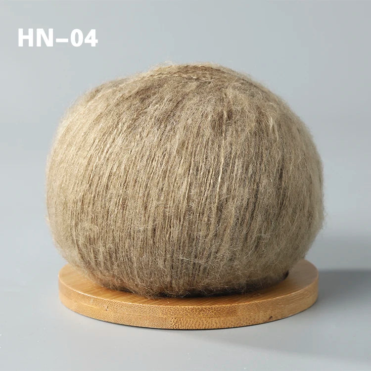 250g Crochet Mohair Yarn For Knitting Sweater Shawl Skin-Friendly Baby Wool Lace Thread ilos para tejer dedelgado Yarns 5pcs