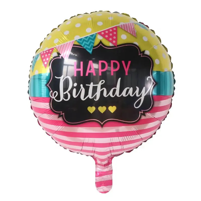 10pcs 18inch Happy Birthday Balloons Baby Shower Balloon Happy Birthday Party Decoration Foil Globos