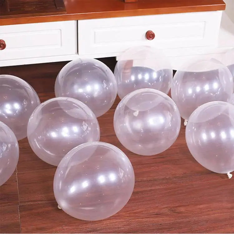10Pcs 18 Inch Thick 10g Clear Latex Balloon Transparent Ballon Confetti Fills Balloons Wedding Decoration Birthday Party Ballon