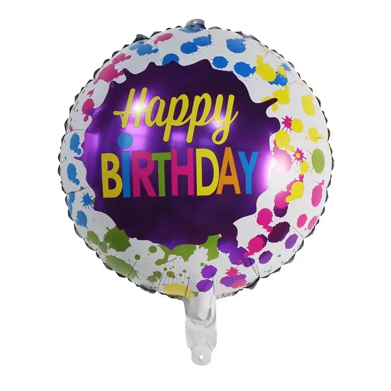 10pcs 18inch Happy Birthday Balloons Baby Shower Balloon Happy Birthday Party Decoration Foil Globos