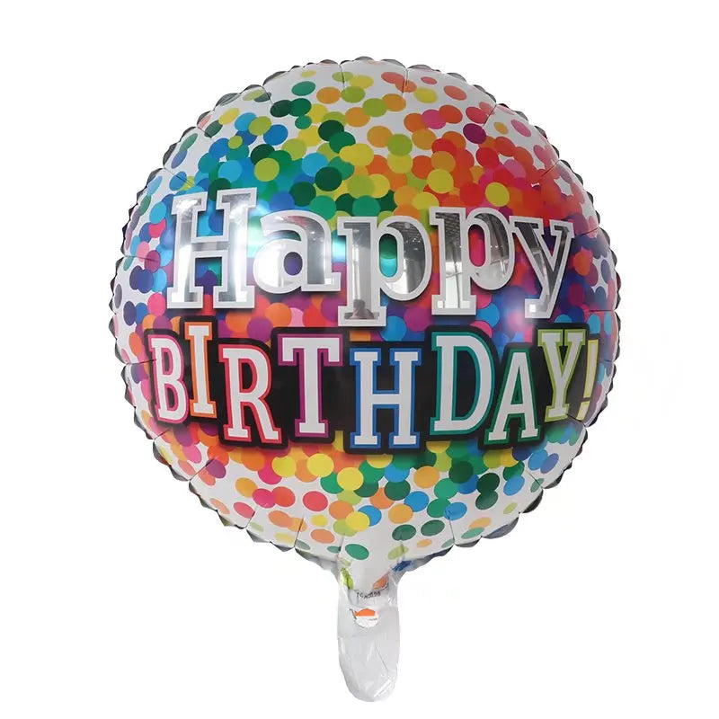 10pcs 18inch Happy Birthday Balloons Baby Shower Balloon Happy Birthday Party Decoration Foil Globos