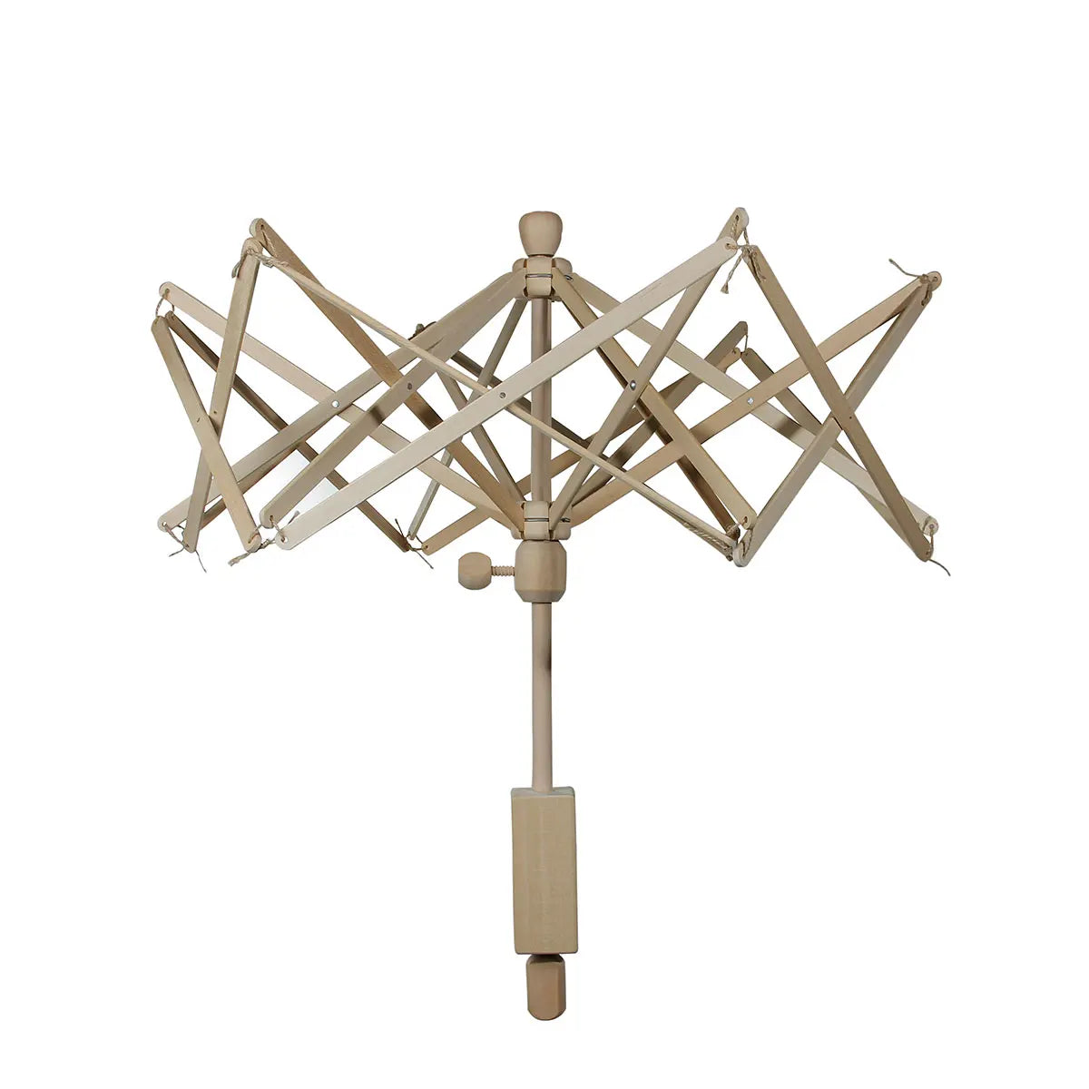 1 PCs Wooden Swift Yarn Winder String Wool Winder Holder Umbrella Hand-Operated Knitting Needle Yarn Craft Skein Winder Tools