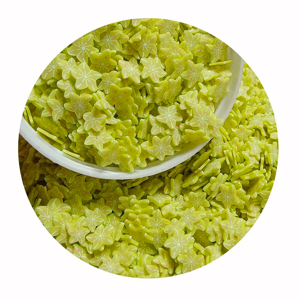 Simulation Polymer Clay Carambola Sprinkle Fruit Pieces for Scrapbook Phone Shell Ornament Nail Art Stickers